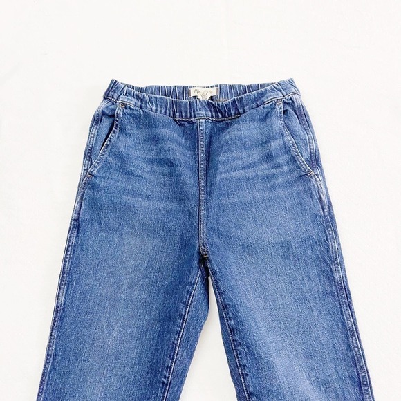 Madewell Stretch Waist Slip On Denim Jeans Med Wash SZ27 NC357 - Picture 3 of 8